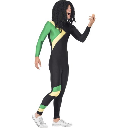 DEGUISEMENT JAMAICAIN SECONDE PEAU TAILLE L 
