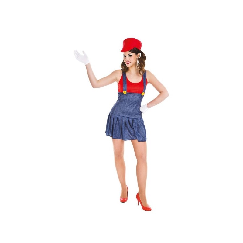 DEGUISEMENT MISS PLOMBIER ROUGE TAILLE S DEGUISEMENT MISS PLOMBIER ROUGE TAILLE S