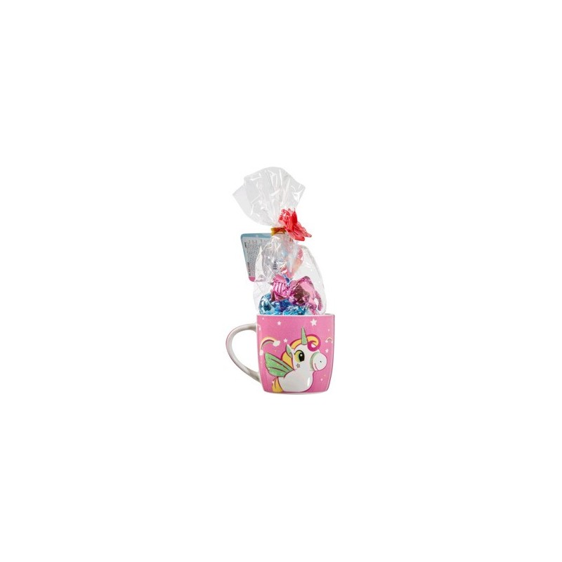 MUG LICORNE AVEC OEUF EN CHOCOLAT MUG LICORNE AVEC OEUF EN CHOCOLAT