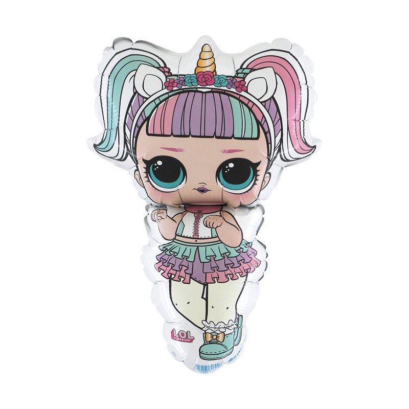 BALLON METALLIQUE LOL SURPRISE MINI UNICORN 35 CM BALLON METALLIQUE LOL SURPRISE MINI UNICORN 35 CM