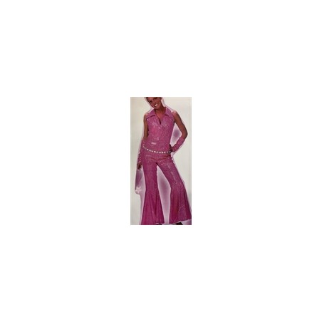 DEGUISEMENT COMBINAISON FUSCHIA PPAILLETTE TAILLE 48/50