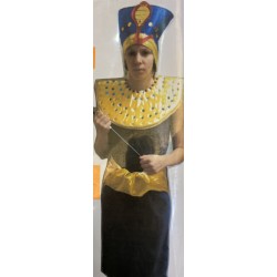 DEGUISEMENT EGYPTIENNE OR ET BLEU NUIT TAILLE M 