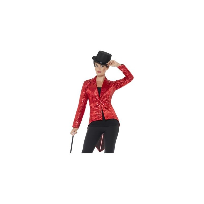 DEGUISEMENT VESTE PAILLETTE ROUGE TAILLE 38 DEGUISEMENT VESTE PAILLETTE ROUGE TAILLE 38