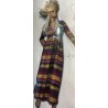 DEGUISEMENT ROBE HIPPIE PRUNE TAILLE 40/42