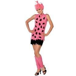 DEGUISEMENT FEMME PIERRE A FEU ROSE TAILLE XS