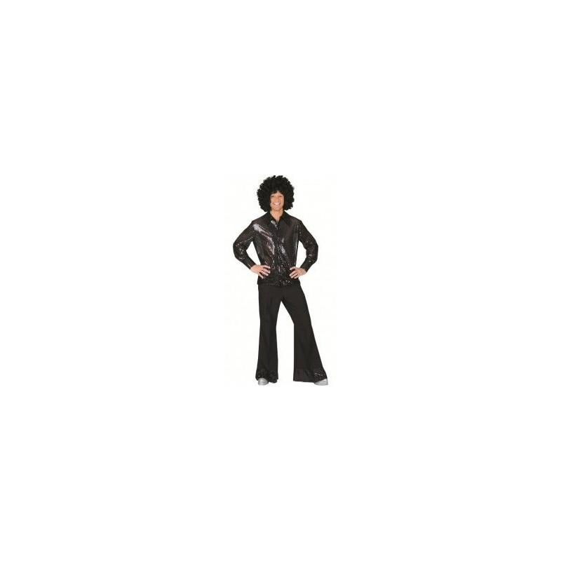 DEGUISEMENT PANTALON VELOURS NOIR BRILLANT TAILLE UNIQUE DEGUISEMENT PANTALON VELOURS NOIR BRILLANT TAILLE UNIQUE