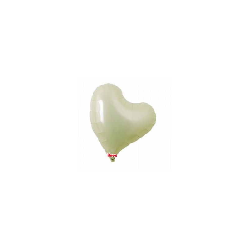 BALLON METALLIQUE COEUR SWEET IVOIRE 36CM 14" IBREX BALLON METALLIQUE COEUR SWEET IVOIRE 36CM 14" IBREX