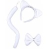 SET CHAT BLANCHE ( SERRE-TETE, NOEUD-APILLON, QUEUE )