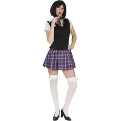 DEGUISEMENT ROBE ECOLIERE BLEU ET NOIR TAILLE 40-42