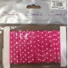 RUBAN ROSE A POIS BLANC 6 MM 5 M