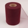 ROULEAU DE TULLE 20 M BORDEAU