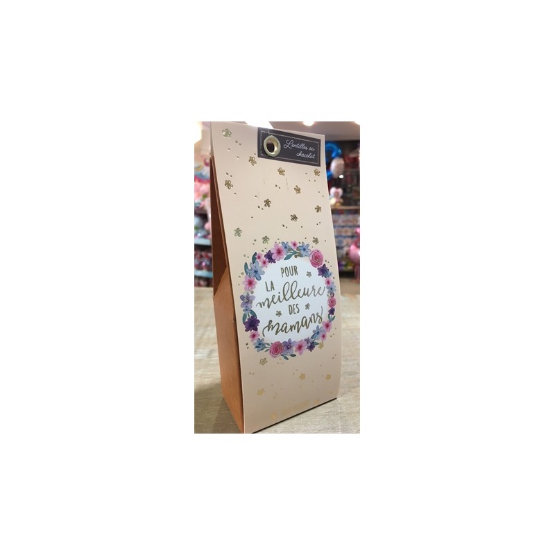 GRAINS DE CHOCOLAT 70 G POUR LA MEILLEURE DES MAMANS EFFET METALLIC OR GRAINS DE CHOCOLAT 70 G POUR LA MEILLEURE DES MAMANS EFFET METALLIC OR