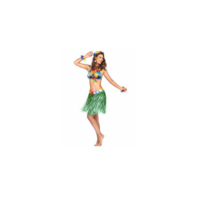 JUPE HAWAIENNE COURTE VERTE JUPE HAWAIENNE COURTE VERTE