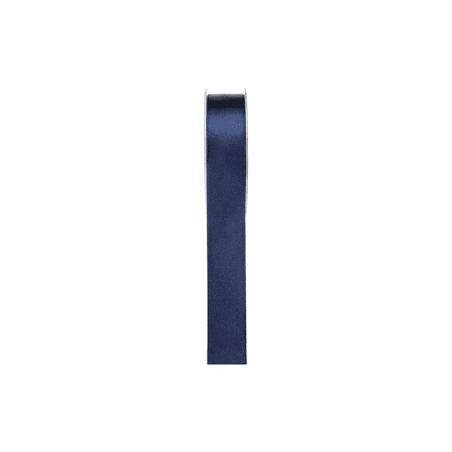 RUBAN SATIN DOUBLE FACE BLEU NUIT 