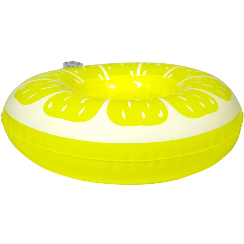 PORTE-GOBELETS GONFLABLE CITRON JAUNE 17 X 17 CM PORTE-GOBELETS GONFLABLE CITRON JAUNE 17 X 17 CM