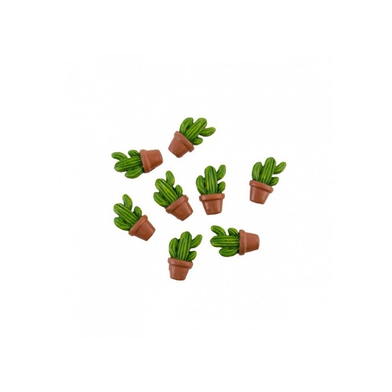 SACHET DE 8 CACTUS RESINE ADHESIF SACHET DE 8 CACTUS RESINE ADHESIF