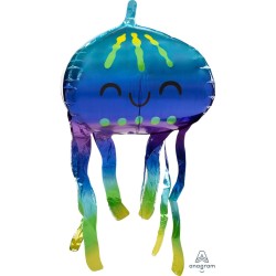 BALLON METALLIQUE MEDUSE 78 CM 
