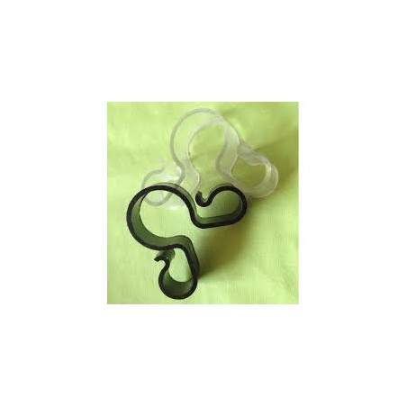 CLIP PORTES FONTAINES DOUBLES COULEURS ASSORTIES 