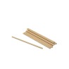 10 PAILLES PAPIER KRAFT  19.5 CM 