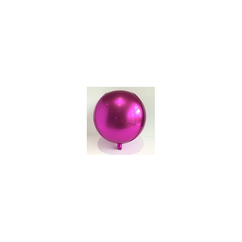 BALLON METALLIQUE ORBZ 15" FUSCHIA BALLON METALLIQUE ORBZ 15" FUSCHIA