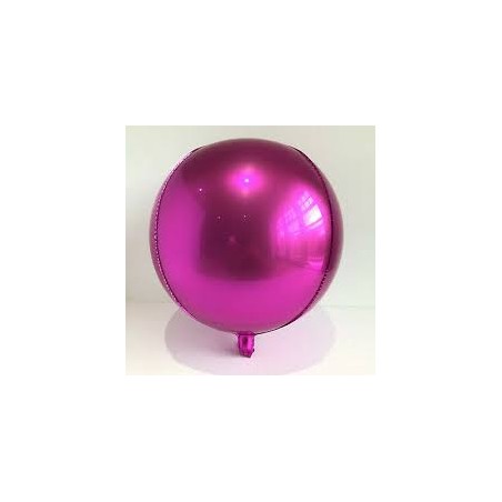 BALLON METALLIQUE ORBZ 15" FUSCHIA 