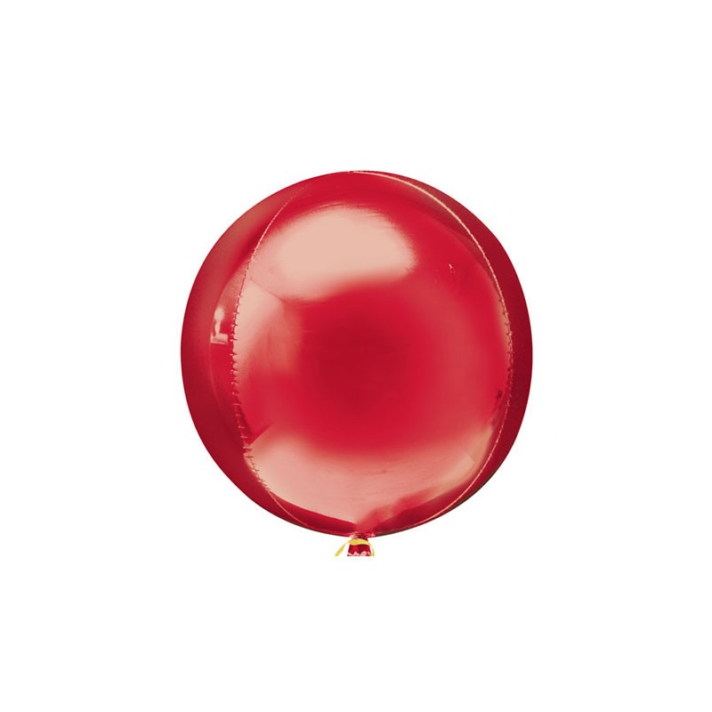 BALLON METALLIQUE ORBZ 15" ROUGE BALLON METALLIQUE ORBZ 15" ROUGE
