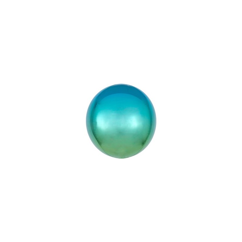 BALLON METALLIQUE ORBZ 15" VERT TIFFANY BALLON METALLIQUE ORBZ 15" VERT TIFFANY