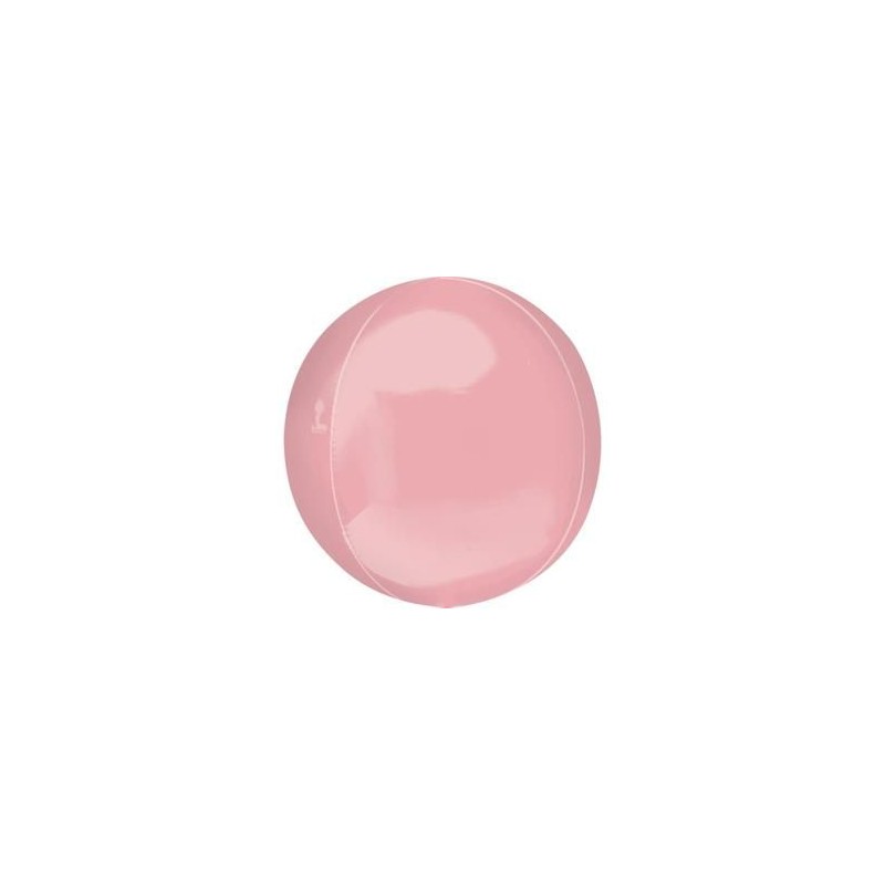BALLON METALLIQUE ORBZ 15" ROSE CLAIRE BALLON METALLIQUE ORBZ 15" ROSE CLAIRE