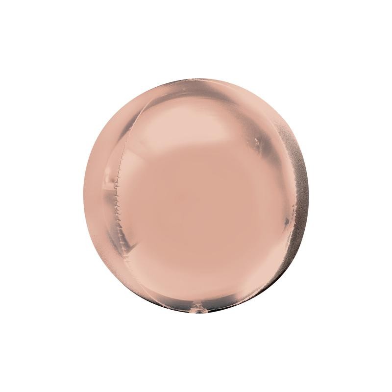 BALLON METALLIQUE ORBZ 15" ROSE PLATINE BALLON METALLIQUE ORBZ 15" ROSE PLATINE