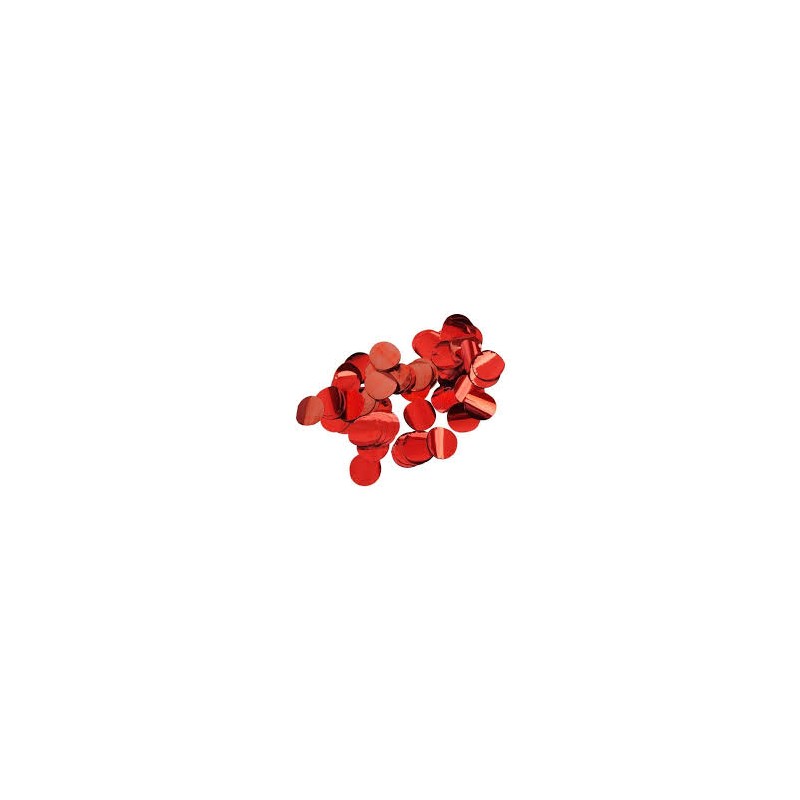 CONFETTIS ROND ROUGE 2.3 CM 15 G CONFETTIS ROND ROUGE 2.3 CM 15 G