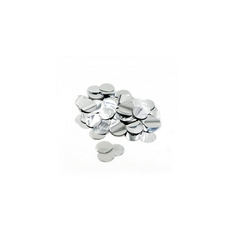 CONFETTIS ROND ARGENT 2.3 CM 15 G CONFETTIS ROND ARGENT 2.3 CM 15 G