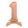 BALLON METALLIQUE CHIFFRE 1 ROSE GOLD  76 CM 