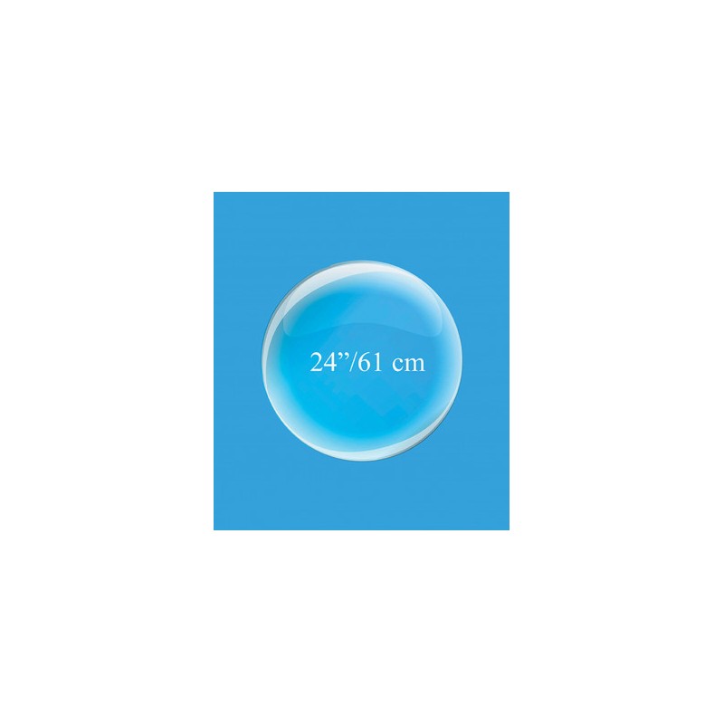 BALLON BULLE CRISTAL TRANSPARENT 24" 61 CM BALLON BULLE CRISTAL TRANSPARENT 24" 61 CM