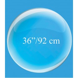 BALLON BULLE CRISTAL TRANSPARENT 36" 92 CM 