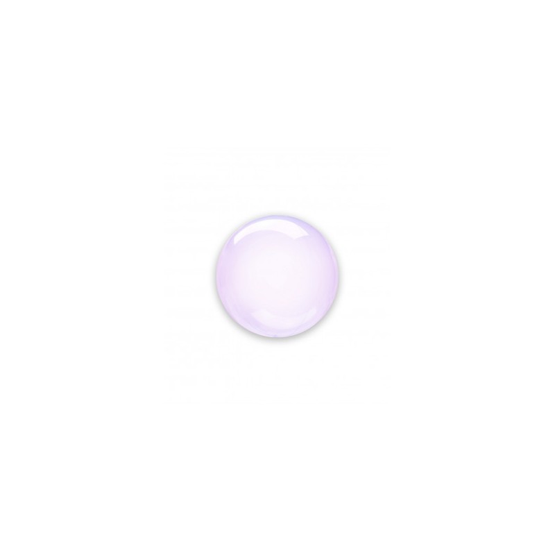 BALLON BULLE TRANSPARENT  VIOLET 45 CM 