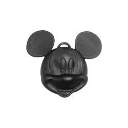 POIDS A BALLON TETE DE MICKEY NOIR  7.5 CM