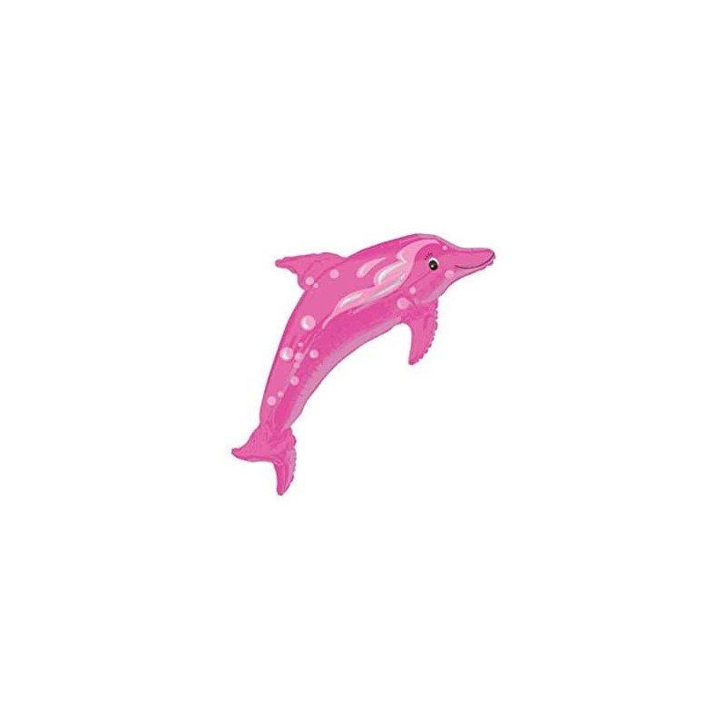 BALLON METALLIQUE DAUPHIN FUSCHIA 84 CM BALLON METALLIQUE DAUPHIN FUSCHIA 84 CM
