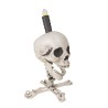 BOUGEOIR TETE DE MORT LUMINEUX