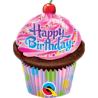BALLON METALLIQUE MINI CUPCAKE 33 CM