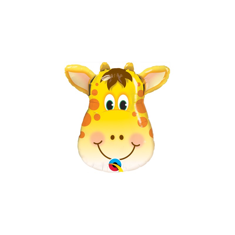BALLON METALLIQUE TETE DE GIRAFE 33 CM BALLON METALLIQUE TETE DE GIRAFE 33 CM