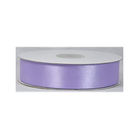 RUBAN DOUBLE FACE SATIN LILAS 25 MM 25 M