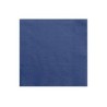 20 SERVIETTES CARRE BLEU 33 X 33 CM 