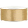 RUBAN SATIN OR CLAIR 25 MM x 25 M