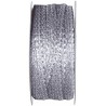 RUBAN TISSU METAL LAITONNE ARGENT  6 MM x 25 M