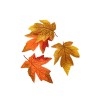 SACHET 12 FEUILLES ERABLE TISSU 14 X 10 CM ENVIRON