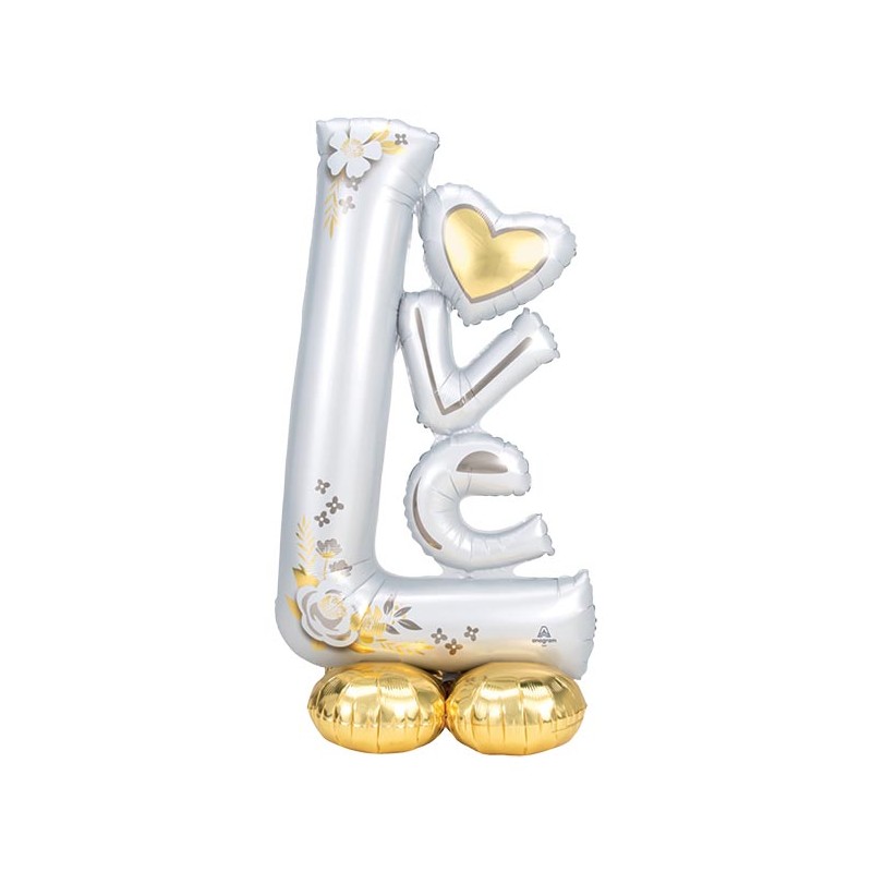 BALLON METALLIQUE AIRLOONZ LOVE 73 X 147 CM BALLON METALLIQUE AIRLOONZ LOVE 73 X 147 CM
