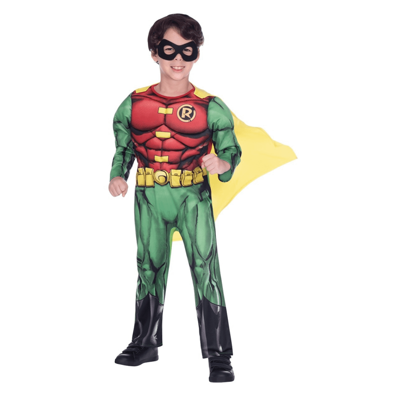 DEGUISEMENT SUPERHEROS ROBIN MUSCLE TAILLE 8/10 ANS DEGUISEMENT SUPERHEROS ROBIN MUSCLE TAILLE 8/10 ANS