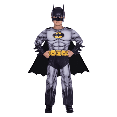 DEGUISEMENT SUPERHEROS BATMAN MUSCLE TAILLE 10/12 ANS