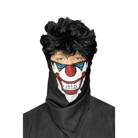 DEMI-MASQUE CLOWN EN TISSU
