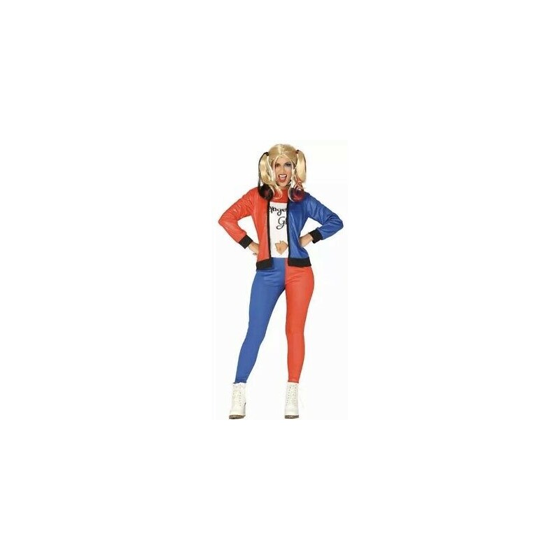 DEGUISEMENT DANGEROUS GIRL HARLEQUIN FEMME TAILLE L DEGUISEMENT DANGEROUS GIRL HARLEQUIN FEMME TAILLE L